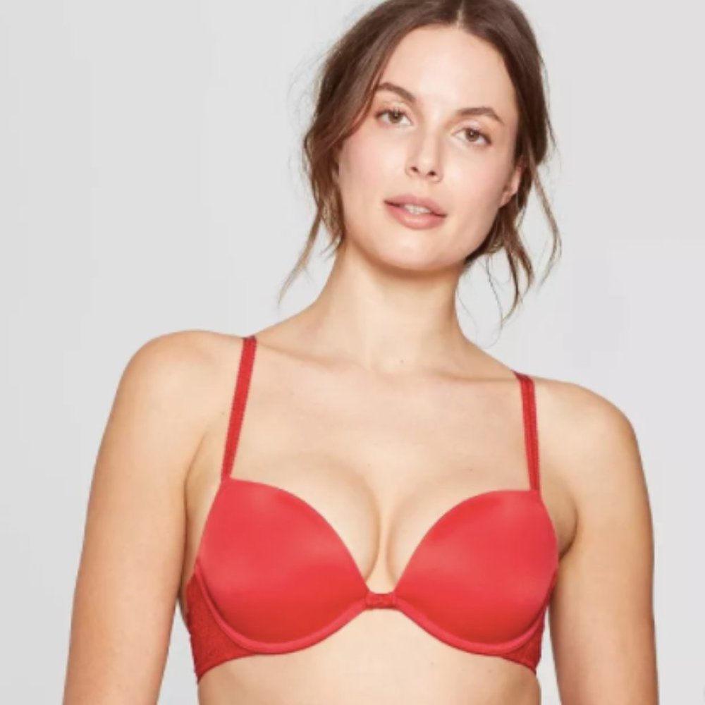 AUDEN 36C Lightly Lined Plunge Bra